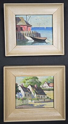 4714-955 Two Oil Paintings A
