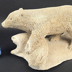 4722-955 Bone Bear Sculpture A