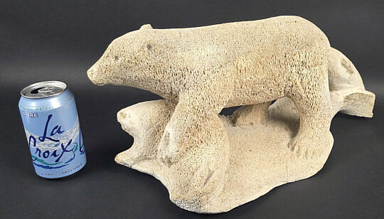 4722-955 Bone Bear Sculpture A