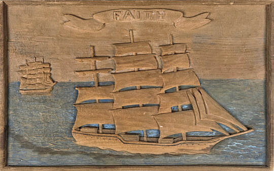 4744-955 Relief Ship Plaque A