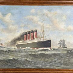 4746-955 Ship Portrait Painting A