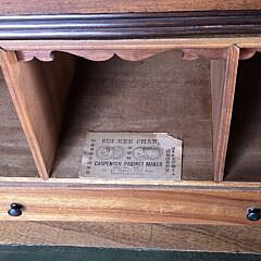 Extraordinary Antique Chinese Export Camphorwood Campaign Tall Chest of Drawers, 19th century