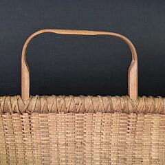 Vintage Nantucket Basket Rectangular Serving Tray, 20th century