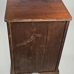 Antique Four Drawer Mahogany Miniature Chest of Drawers End Table