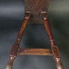 Pair of Extraordinary Antique English Oak Joint Stool Long Benches, 18th century