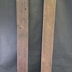 Pair of Extraordinary Antique English Oak Joint Stool Long Benches, 18th century