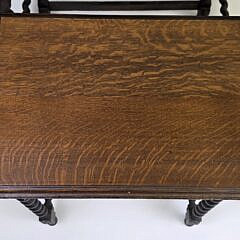 Set of Four Antique English Oak Nesting Tables, 19th century
