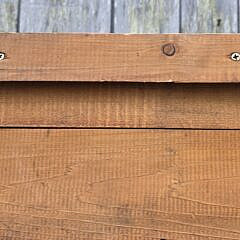 Pair of Vintage Ship Form Lapstrake Boat Window Boxes, 20th century