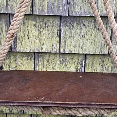 Antique Wooden Nautical Bosun’s Boatswain Chair, circa 1920s