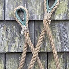 Antique Wooden Nautical Bosun’s Boatswain Chair, circa 1920s
