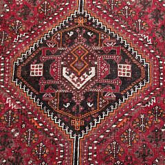  Antique Hand Knotted Hamadan Oriental Carpet Rug, 20th century