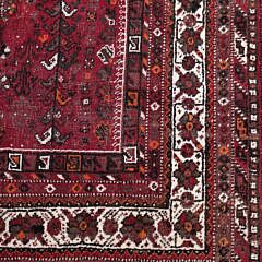  Antique Hand Knotted Hamadan Oriental Carpet Rug, 20th century