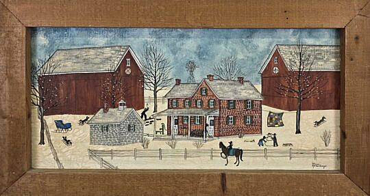 4817-955 Folk Art Painting A