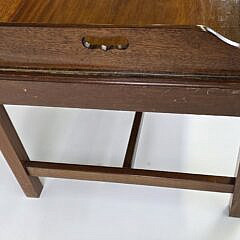 Antique Mahogany Butlers Serving Tray Top Coffee Table, 19th century