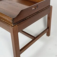 Antique Mahogany Butlers Serving Tray Top Coffee Table, 19th century