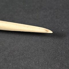 Antique Sailor Made Macrame Fancy Ropework First Mates Bone Dagger, 19th century