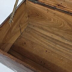 Antique Chinese Export Brass Bound Camphorwood Trunk, 19th Century