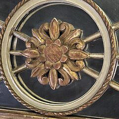 Antique French Gilt Empire Style Trumeau Mirror, circa 1920s
