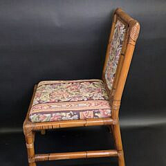 Set of Four Vintage Bamboo Side Chairs, 20th century