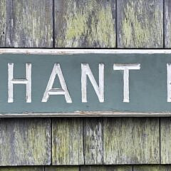 Vintage Carved and Painted “Elephant House”,Quarterboard Sign, 20th century