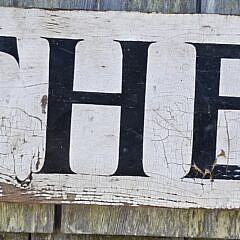 Vintage Carved and Painted “Weather Vanes” Advertising Trade Sign, 20th century