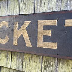 Antique Style Painted Nantucket Advertising Trade Sign