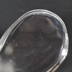 Signed Steuben Clear Crystal Figural Beaver Figurine
