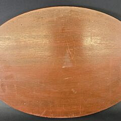 Antique Satinwood Fan Inlaid Oval Serving Tray