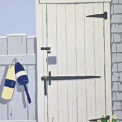 Eric Holch Limited Edition Nantucket Silk Screen, “Side Door”, 20th century