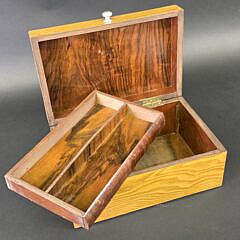 Vintage Star Inlaid Box, 20th century