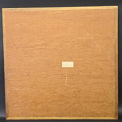 Vintage Multiwood Inlaid Gameboard, 20th century