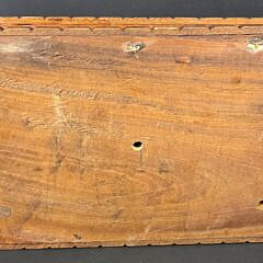 Antique Multiwood Inlaid Compartmentalized Storage Box, 19th century