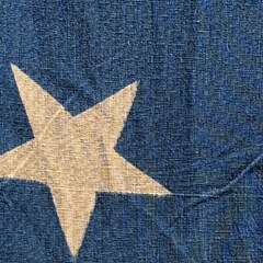 Antique World War One 48 Star United States American Flag