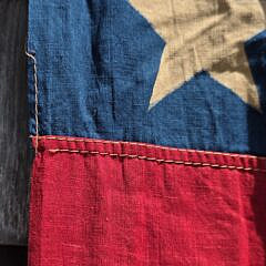 Antique World War One 48 Star United States American Flag