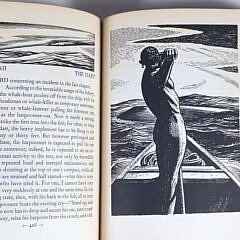Moby Dick or the Whale, Melville, Herman; Published by Random House, New York, 1930 Illustrated by Rockwell Kent, First Edition