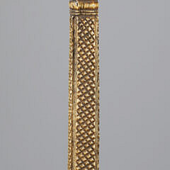 Early Whaler Made Turk’s Knot Turban Walking Stick, circa 1840s