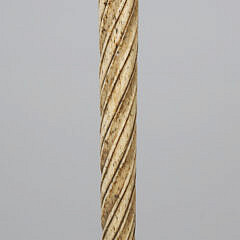Early Whaler Made Turk’s Knot Turban Walking Stick, circa 1840s