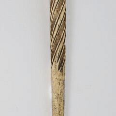 Early Whaler Made Turk’s Knot Turban Walking Stick, circa 1840s