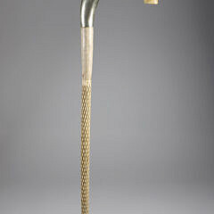 Whaler Made C-Grip Cane, 19th Century