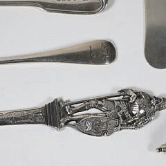 Mixed Lot of Sterling Silver Artifacts, Approximately 12.5 Troy Ounces