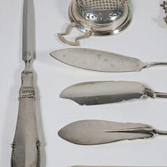 Mixed Lot of Sterling Silver Artifacts, Approximately 12.5 Troy Ounces