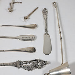 Mixed Lot of Sterling Silver Artifacts, Approximately 12.5 Troy Ounces