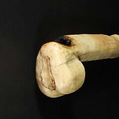 Rare and Scarce Whaleman Carved “Penis” Pipe, 19th Century