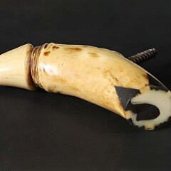 Whaleman Carved Penis Cane Grip, 19th Century
