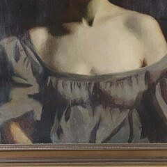 Oil on Board “Portrait of a Lady”, Attributed to George Loftus Noyes