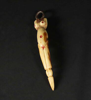 Sailor Carved Nude Female Pendant