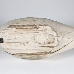 Carved Wood Folk Art Swan