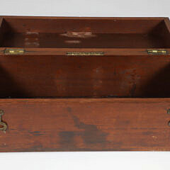 Carved Bone Sea Life Applied Box, 19th Century