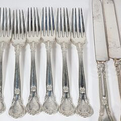 Partial Gorham Sterling Silver Flatware Service in the Chantilly Pattern, Approximately 34 Troy Ounces
