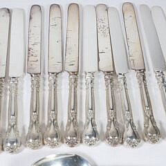 Partial Gorham Sterling Silver Flatware Service in the Chantilly Pattern, Approximately 34 Troy Ounces